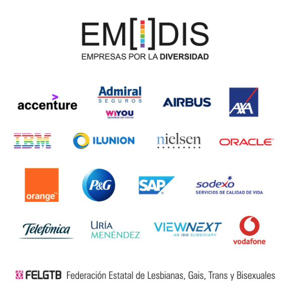 NielsenIQSpain's tweet photo. Nielsen distinguida entre las 16 empresas con mejores políticas de inclusión de la #DiversidadLGTBI según el informe #EMIDIS 2018 https://t.co/c8ka2epTFS