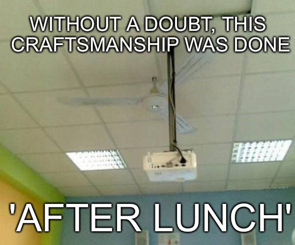 EnsignSoftware's tweet image. When you&apos;re too busy feeling the #FridayFeeling 😱🙈 #DIYFails