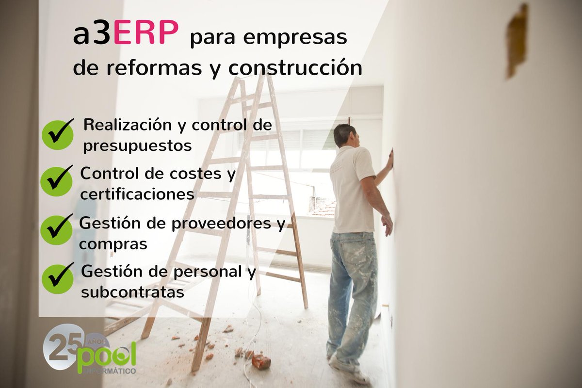 poolinformatico's tweet photo. El #software de #gestión #a3erp se adapta a tu tipo de #negocio y #sector profesional. 
https://t.co/qWpRrWyqZk https://t.co/Bh69RNEwt7