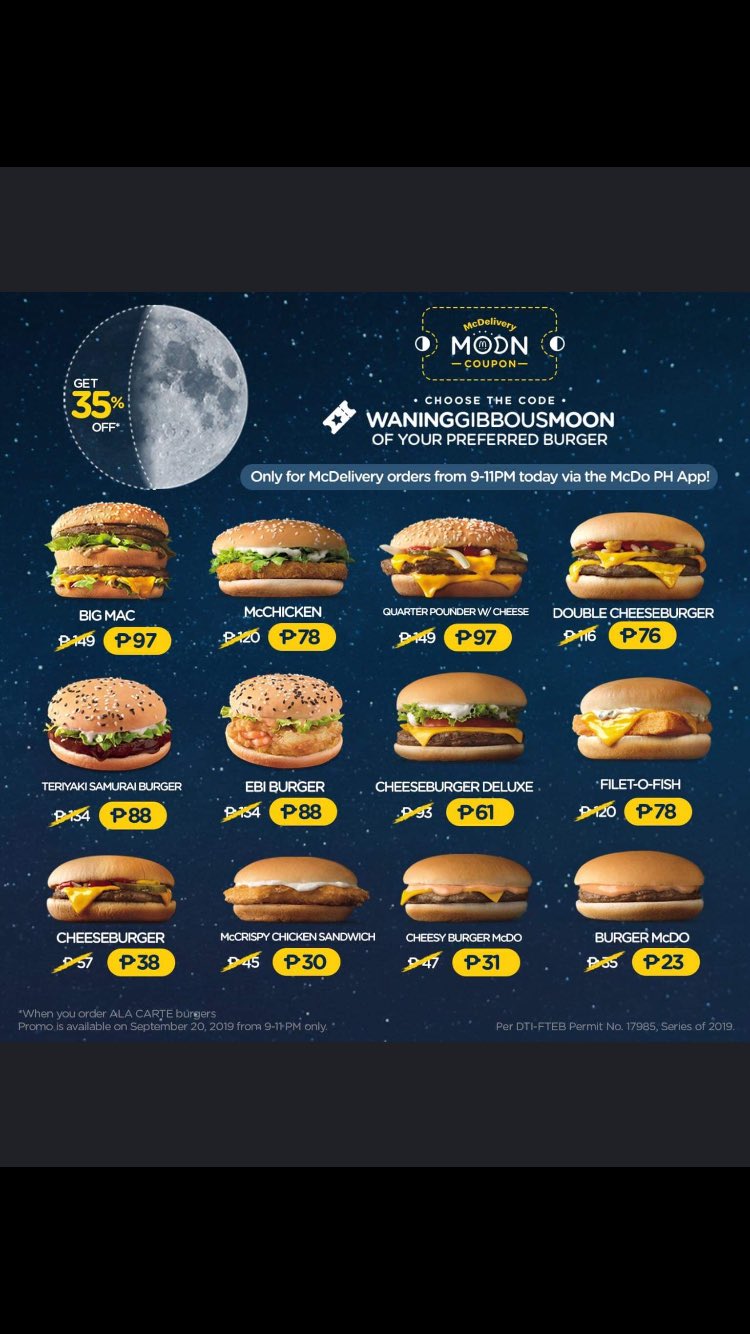 Mcdo 2024 burger price