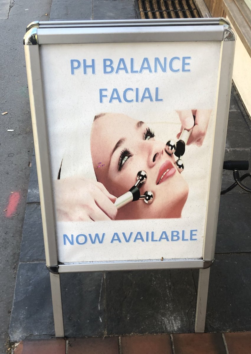 NEWS: Randomised control trial finds ‘Ph balance skin treatment’ makes you look like you are having your face massaged with Anne Summers rejected sex toys. #science #medicalstudent #meded #clinicaltrials