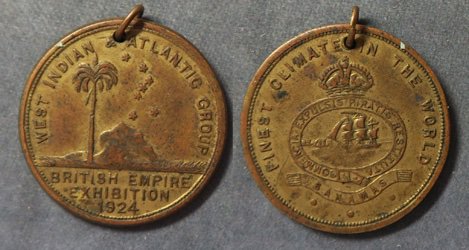 numismatist_uk's tweet photo. With #ClimateStrikes trending, searched our website and came up with this 100 year old #numimatic #medal #Bahamas "Finest Climate in the World" Ouch! after Hurricane Dorian disaster - help needed https://t.co/aGmZ2z5GRL