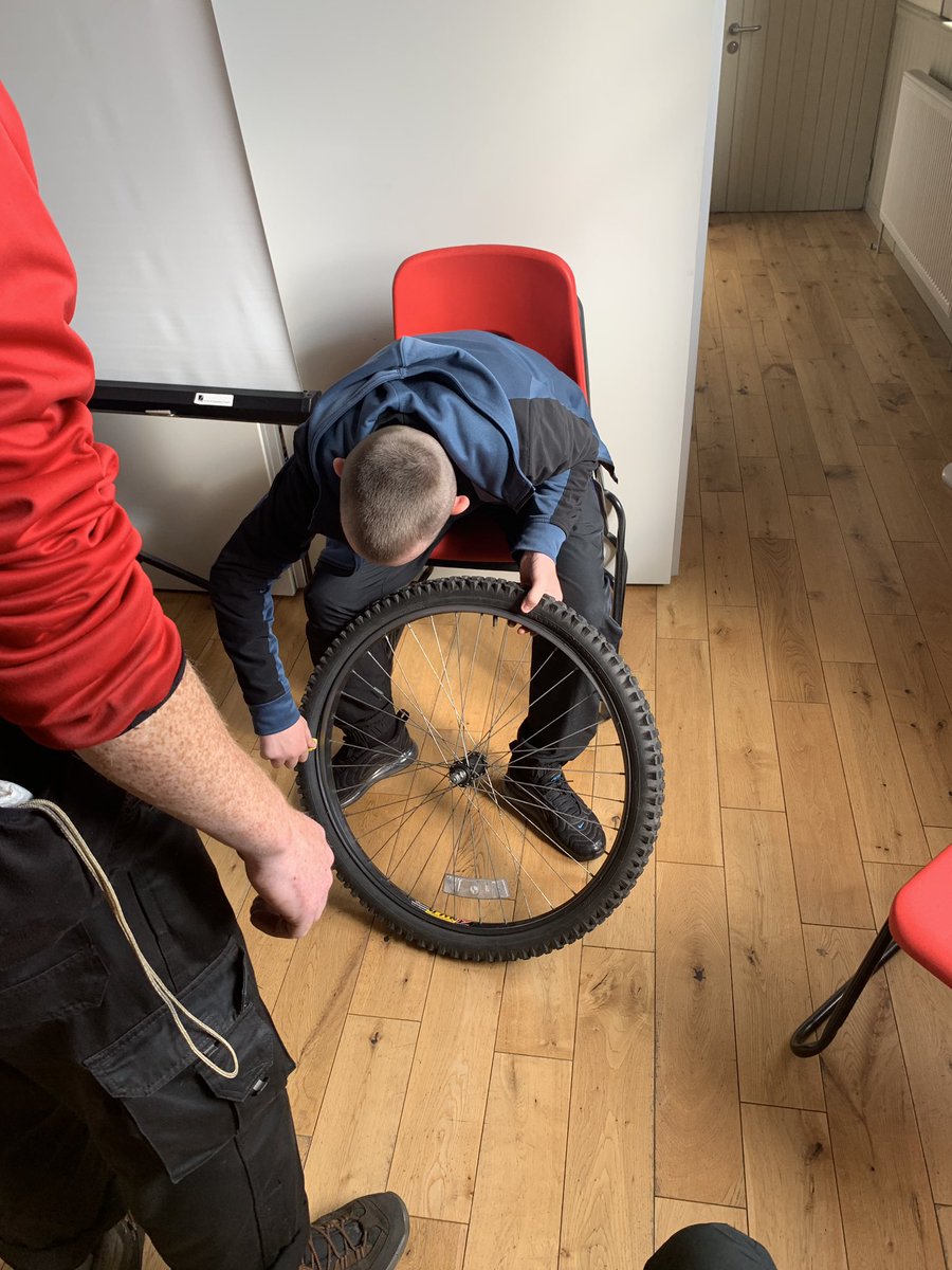 RAPositivePath's tweet image. Jackson, James and Tommy took part in a cycle through Pollok Park before beginning their bike safety and maintenance course with @SWCC7 this week