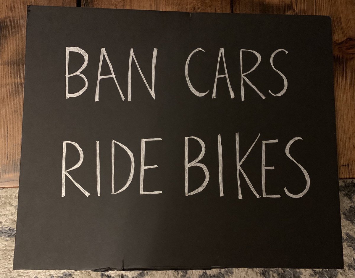 Back on my bullshit for the climate strike today.