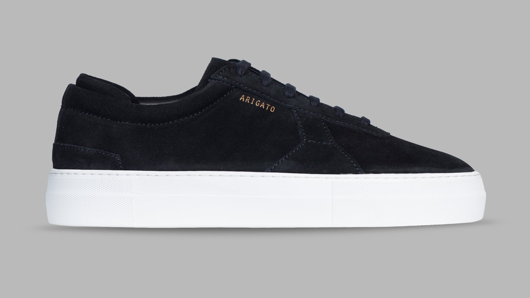 Black suede cheap platform sneakers