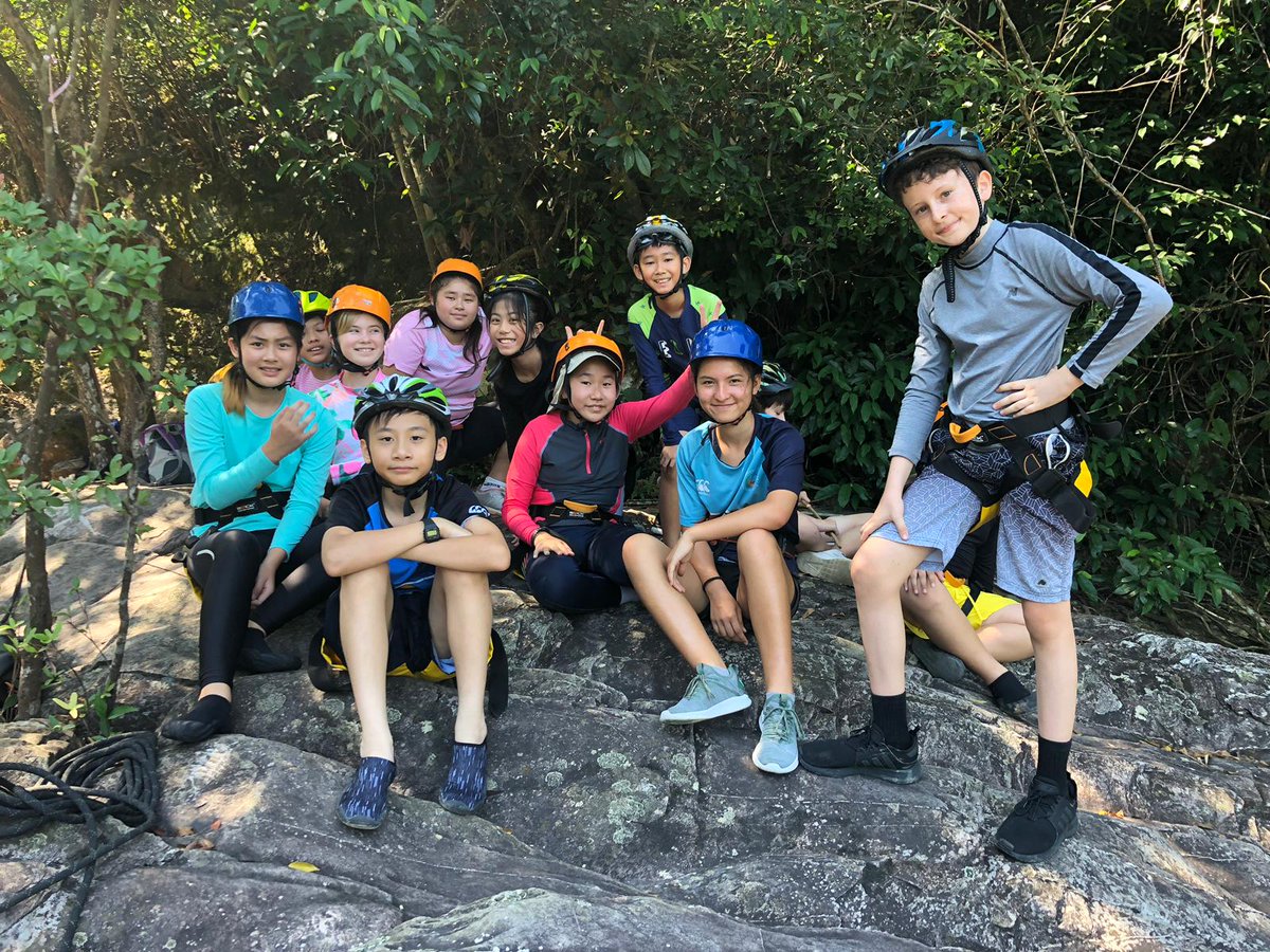 ICHK_edu's tweet photo. Building resilience through canyoning. #ICHKOutdoorlearning https://t.co/3lnmtBvfy2