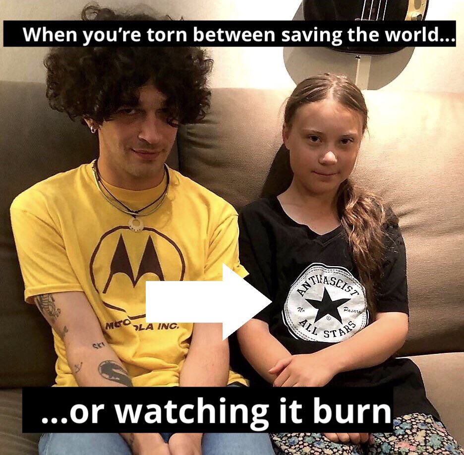 G0Crazytimes's tweet photo. @Gizmodo Yeah, I’ll be sure to take notes. Thanks for your 15 minutes @GretaThunberg #ClimateCrisis #BeginWithYou #ImSureSheMeantWell https://t.co/xMLWHREiuo