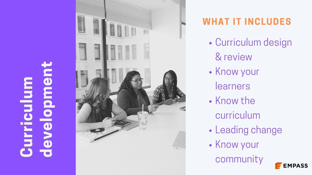 empassapp's tweet photo. Empass offers consultation on #CurriculumDevelopment that includes reviewing the strengths and gaps in the current curriculum, looking at the current #research for each subject and identifying the evolving needs of students.
Get more info: https://t.co/If31S5gVst
#learning https://t.co/zPsoD4jFBP