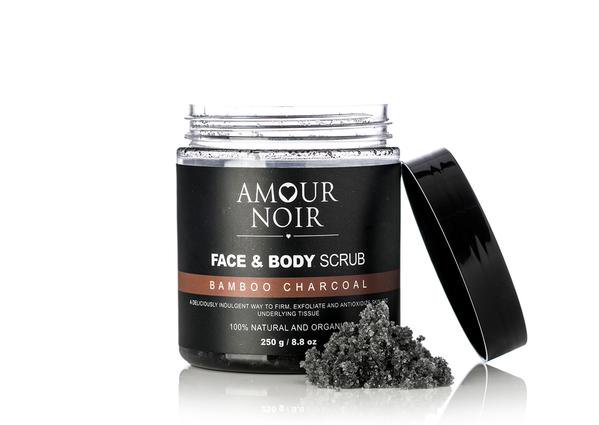 AMOUR NOIR - BAMBOO CHARCOAL SCRUB - deeply cleanses and exfoliates skin with beneficial ingredients 

ht.ly/O2Ze30pv886