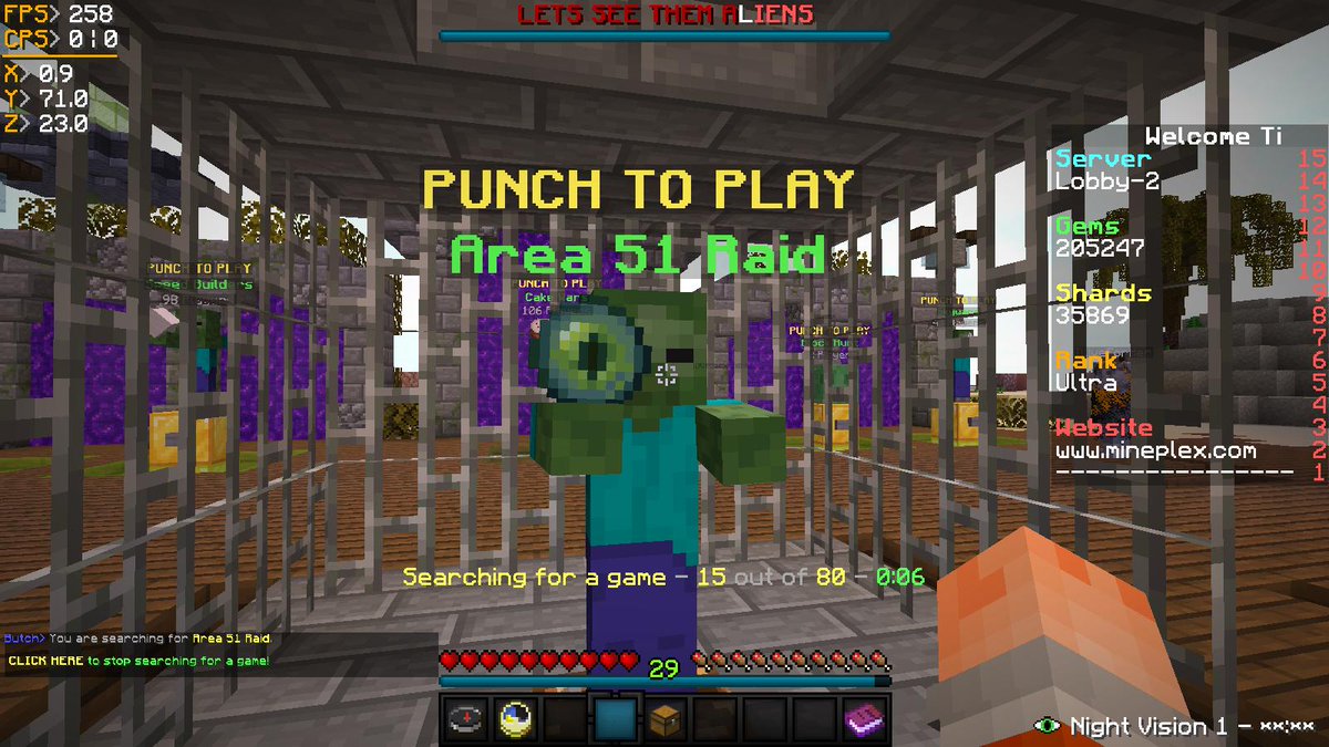 TimeDeo's tweet image. mineplex made a new game