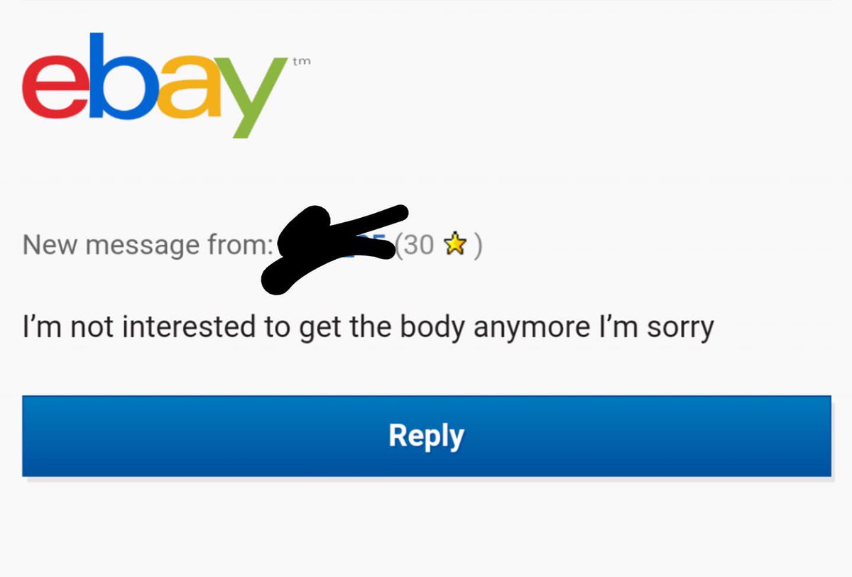 hellothisiskyle's tweet photo. damn ebay buyers be sounding a lot like my ex smh https://t.co/xBwlc0hY3E