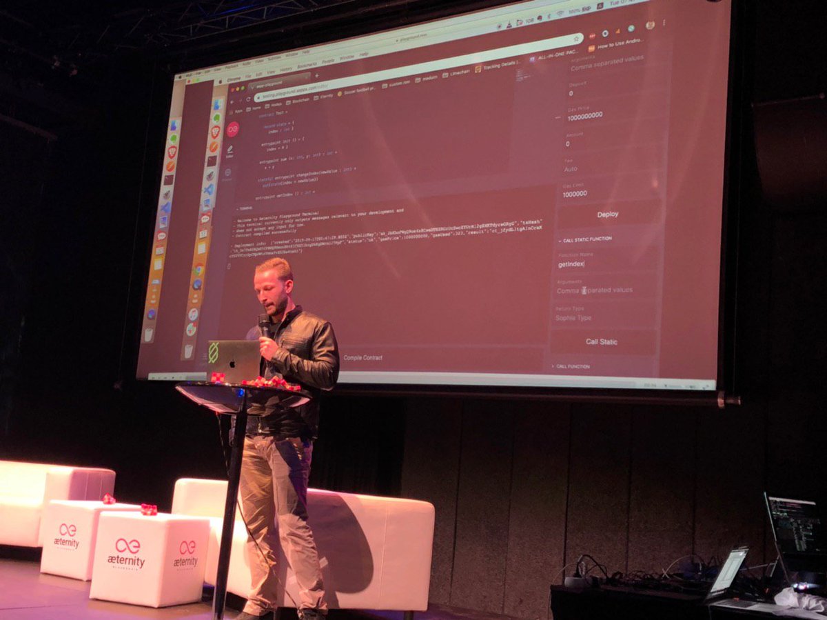 aeternityTECH's tweet image. @LimeChainHQ in the house!!! @GSpasov and Hristiyan Georgiev are presenting #aeternity #DevSuite 

#aeUni #DevTrack