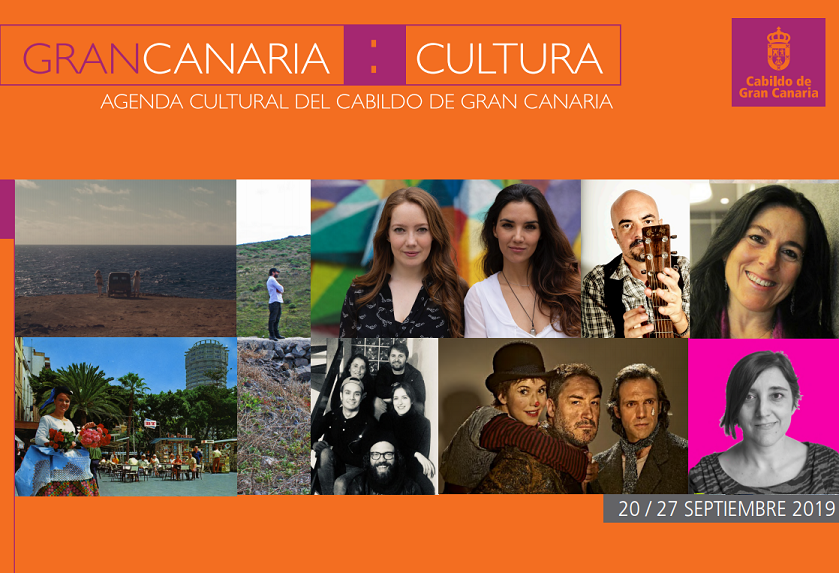 GranCanariaOIAC's tweet photo. 👉 Ésta es la #Agenda Cultural del Cabildo de Gran Canaria
📆 20 al 27 de septiembre 2019
Toda la información en ▶️ https://t.co/hmc9tOdUMg
😃 Sigue disfrutando de todas nuestras #actividades #culturales 😃
¡¡¡Buen finde!!!
#GranCanariaCultura
#Museosenfinde https://t.co/AK9eSUuLFG