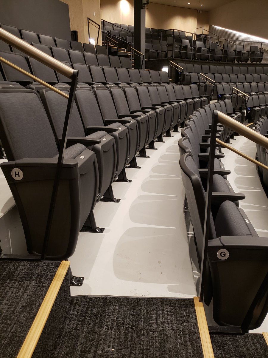 ForumAthletic's tweet photo. Another successful installation of @IrwinSeatingCo #Citation at the Lester B. Pearson Theatre in Brampton, ON. New chairs are ready for the grand reopening! https://t.co/Cy4hneXu2i