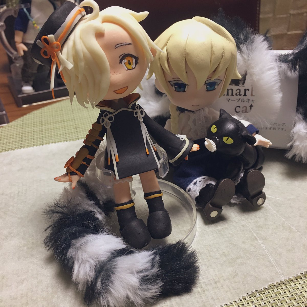 桜花 暫く離れます 刀剣乱舞 五虎退 極 ねんどろいどどーる 虎くん 靴出来ました スリッパみたいw いつか細かい所まで作れるようになるぞーwww 今回はこれにて五虎退 極 ちゃんの召喚完了です 次は虎くんの出番です もふもふ T Co