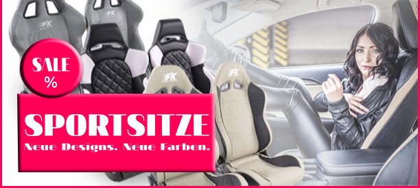 SPORTSITZ- SPECIAL! /// SPORTSEAT- SPECIAL!

Über 500 sofort lieferbare Sportsitz-Sets fürs Auto, zu absolut sportlichen Preisen!
Schaut gleich in unserem Shop vorbei, es lohnt sich!
Gute Fahrt wünscht, das FK-Team!
fk-shop.de/Sportsitze-Gur…