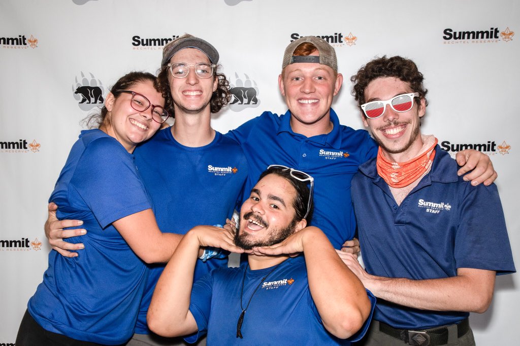 BechtelSummit's tweet photo. Itβs nice to know our seasonal staff can find work as models in the off season π€ͺ
#summitbechtelreserve #10000acresoffun #scouting #scoutsbsa #venturing #exploring #weownadventure #beascout #scoutmein #wsj2019 #scoutjamboree https://t.co/p8lw9q2wsp