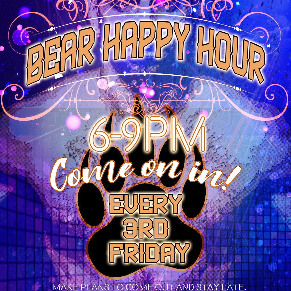 Bears, Cubs and Otters! Plus, the hottest bear contest at 8pm! See y’all there!