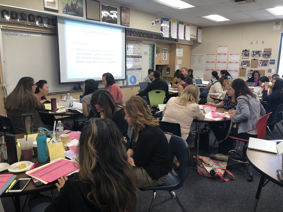 Awesome engagement in our professional development across RUSD!#weareRUSD