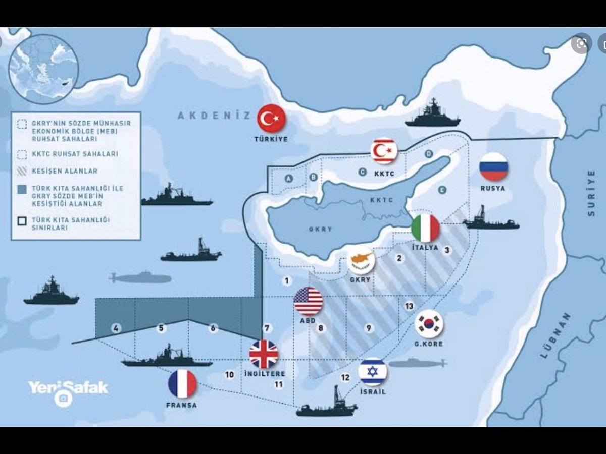 GKRY'nin Fransız Total ve İtalyan ENI ile 7 numaralı parselde antlaşma imzalamasının ardından Türk Dışişleri Bakanlığı GKRY'nin anlaşması kapsamında hiç bir faaliyete müsamaha gösterilmeyeceğini duyurdu. http://www.mfa.gov.tr/sc_-56_-sozde-ruhsat-sahasi-hk-sc.tr.mfa