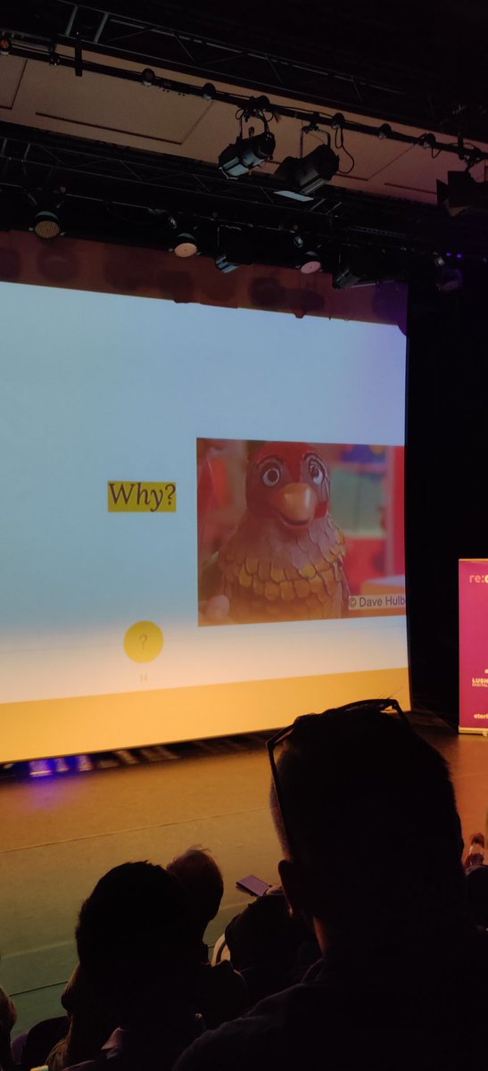 _____ed_____'s tweet photo. Best slide of the day... Didn't manage to grab it when @dave1010 used it, but thankfully @laura_yarrow borrowed it! 😂
@redevelopconf #redev19 https://t.co/muwYUxlhHn