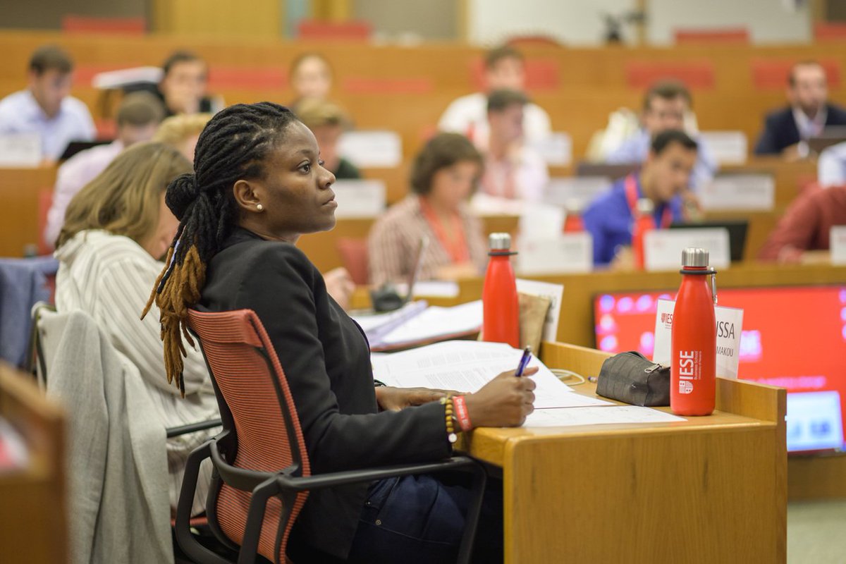iesebschool's tweet photo. Meet Mellssa Akemakou, a member of the inaugural #MiM class who wants to "make Africa a better place and become the first female president of Togo. I think African people deserve the best." #aWorldtoChange #aMarktoMake #values https://t.co/3NSI7pNJvQ