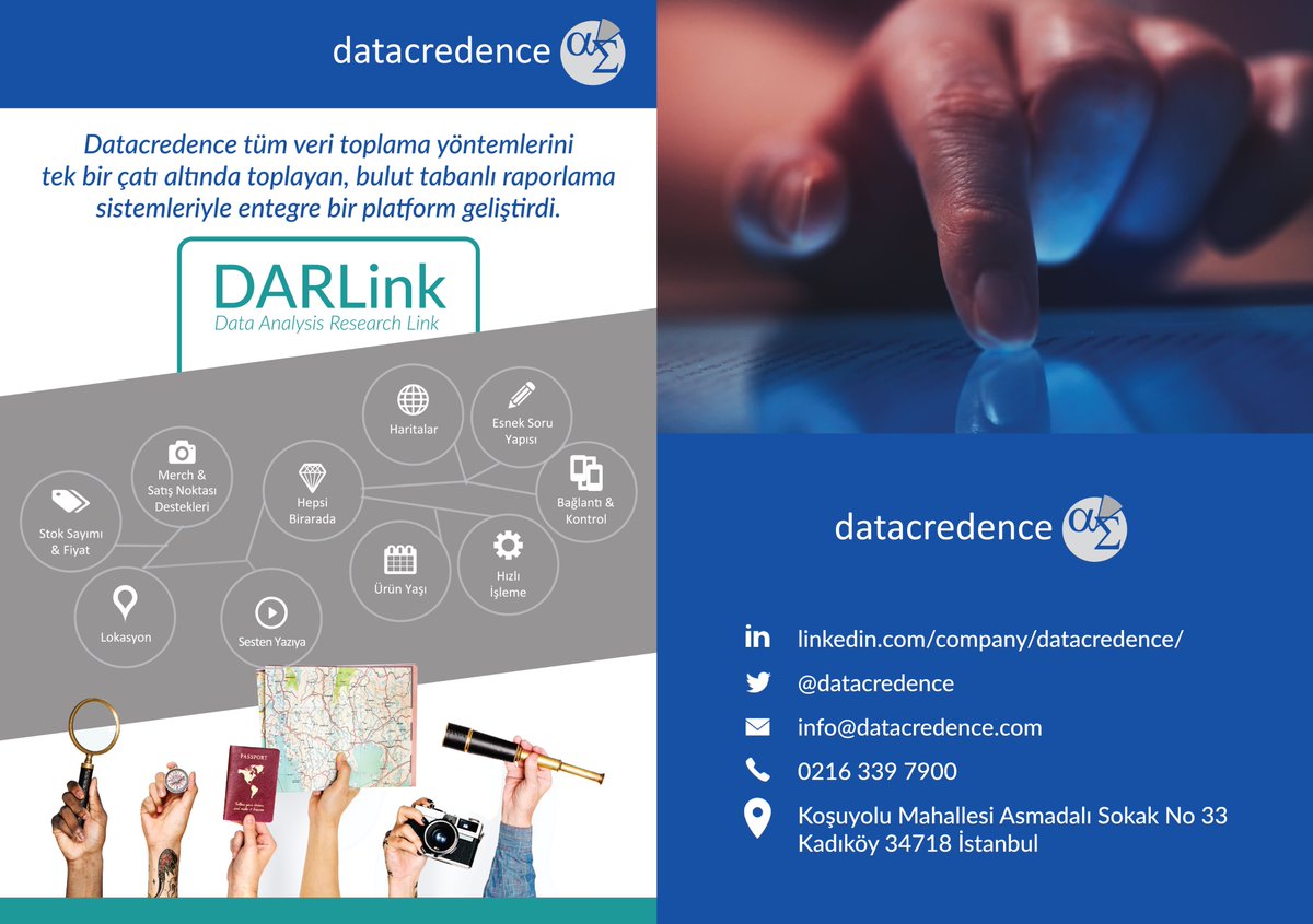 Datacredence, 365 derece Pazar Araştırma ihtiyaçlarına cevap vermek üzere DARLink uygulamasını hayata geçirdi.