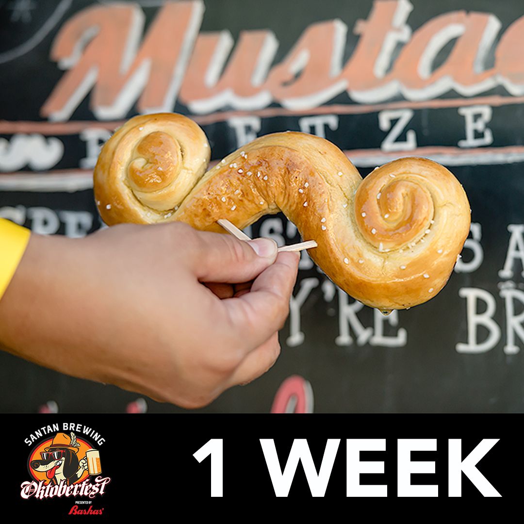 I 'mustache' you if you're ready for SanTan Oktoberfest in just ONE WEEK? 🍻
Get your tickets online at SanTanOktoberfest.com or at your local <a href="/bashasmarkets/">Bashas' Supermarkets</a>! 🎟️