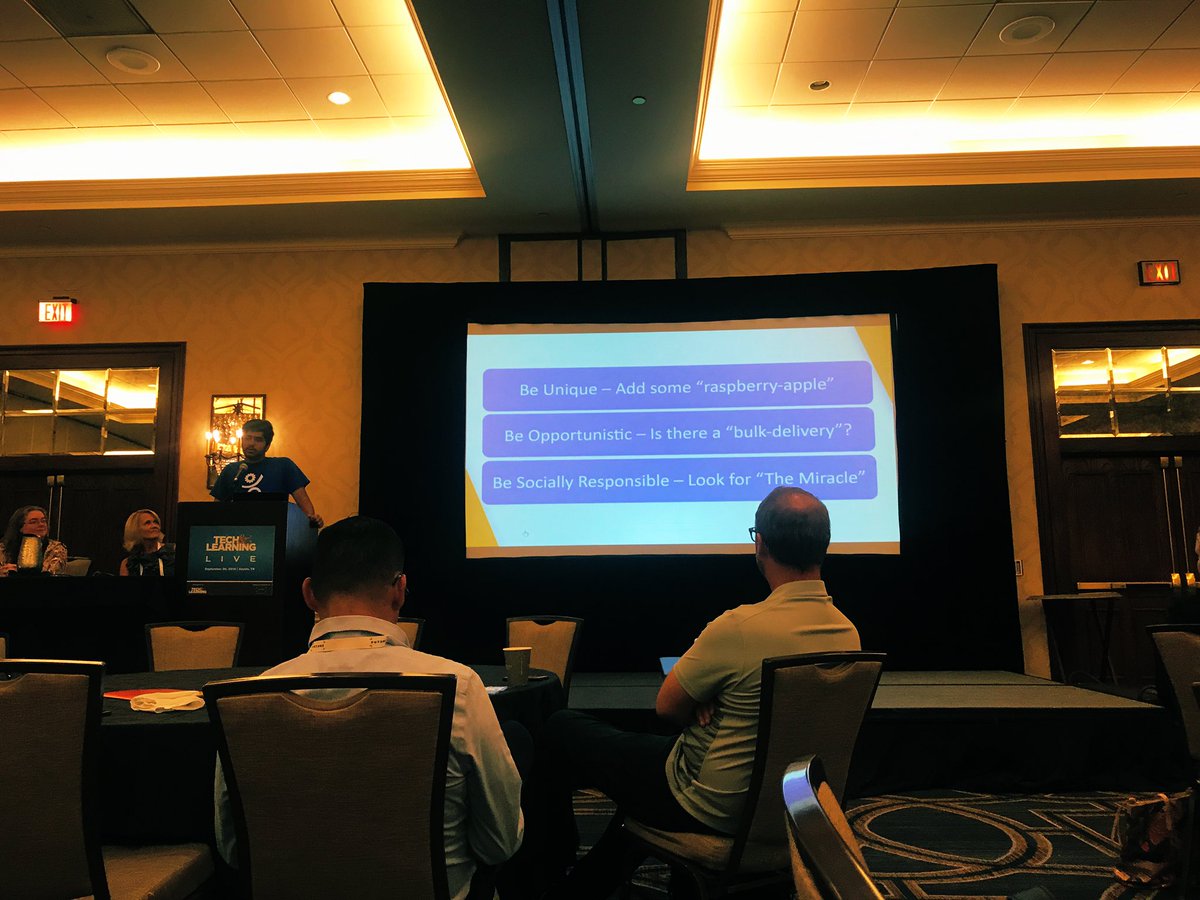 karsyn_jackson's tweet photo. Be the inspiration that could cause a chain reaction! @trashbotsco #tltechlive https://t.co/oAXAI5vvSE