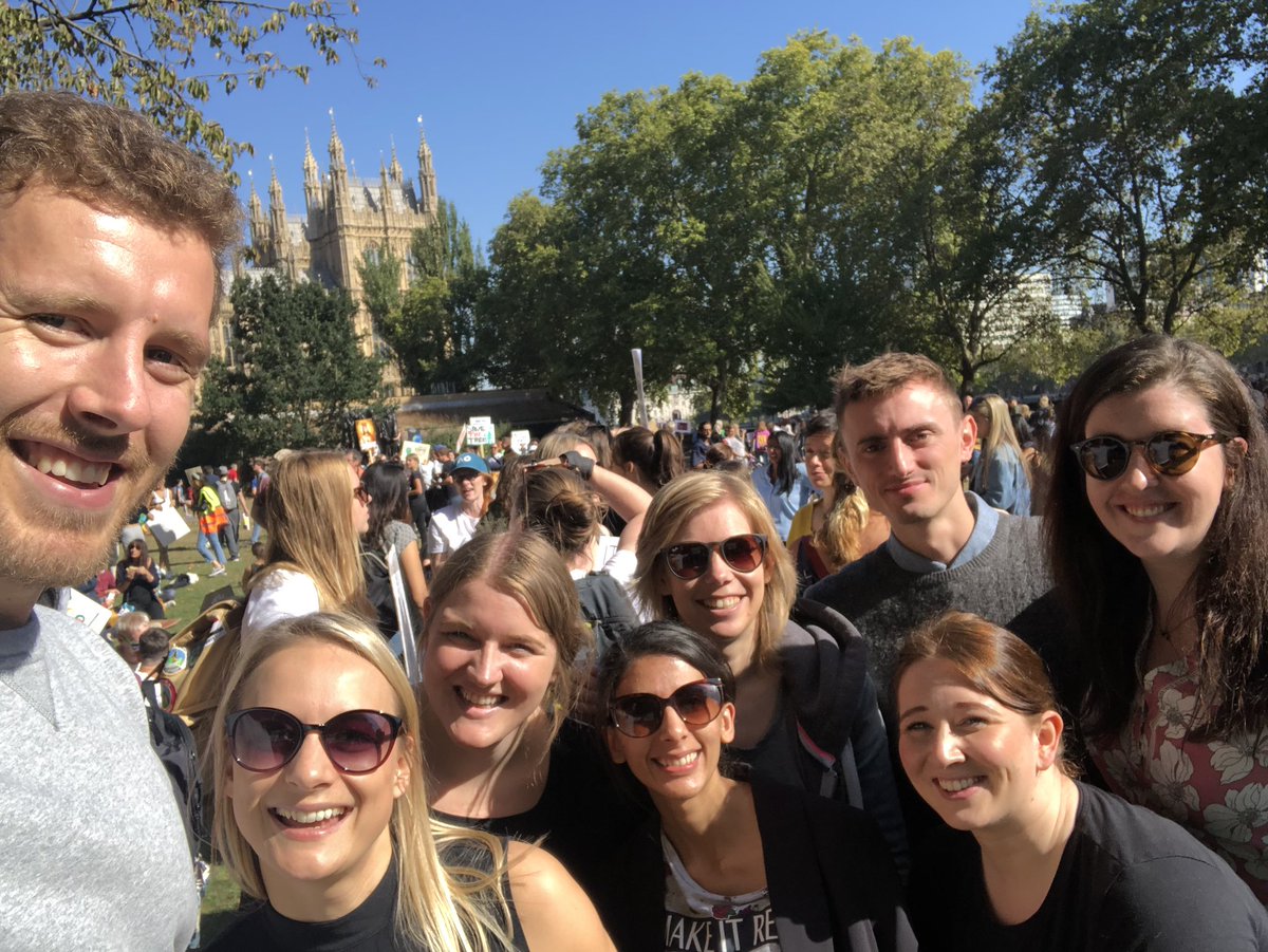Brilliant atmosphere at #GlobalClimateStrike today. At <a href="/ewbuk/">Engineers Without Borders UK</a> we’ve been, supported and just spent the afternoon identifying how we can be more planet positive. We have #NoPlanetB but we can change what we do and look after #PlanetA