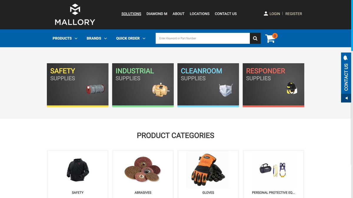 Congrats to Mallory Safety &amp; Supply on their new eCommerce site! mallory.com > includes integration to Prophet 21 and support for personalized logo items. We loved working with <a href="/AD_HQ/">HQ-AD</a> and Custom Safety Products on this project! #b2becommerce #ADTogetherWeWin