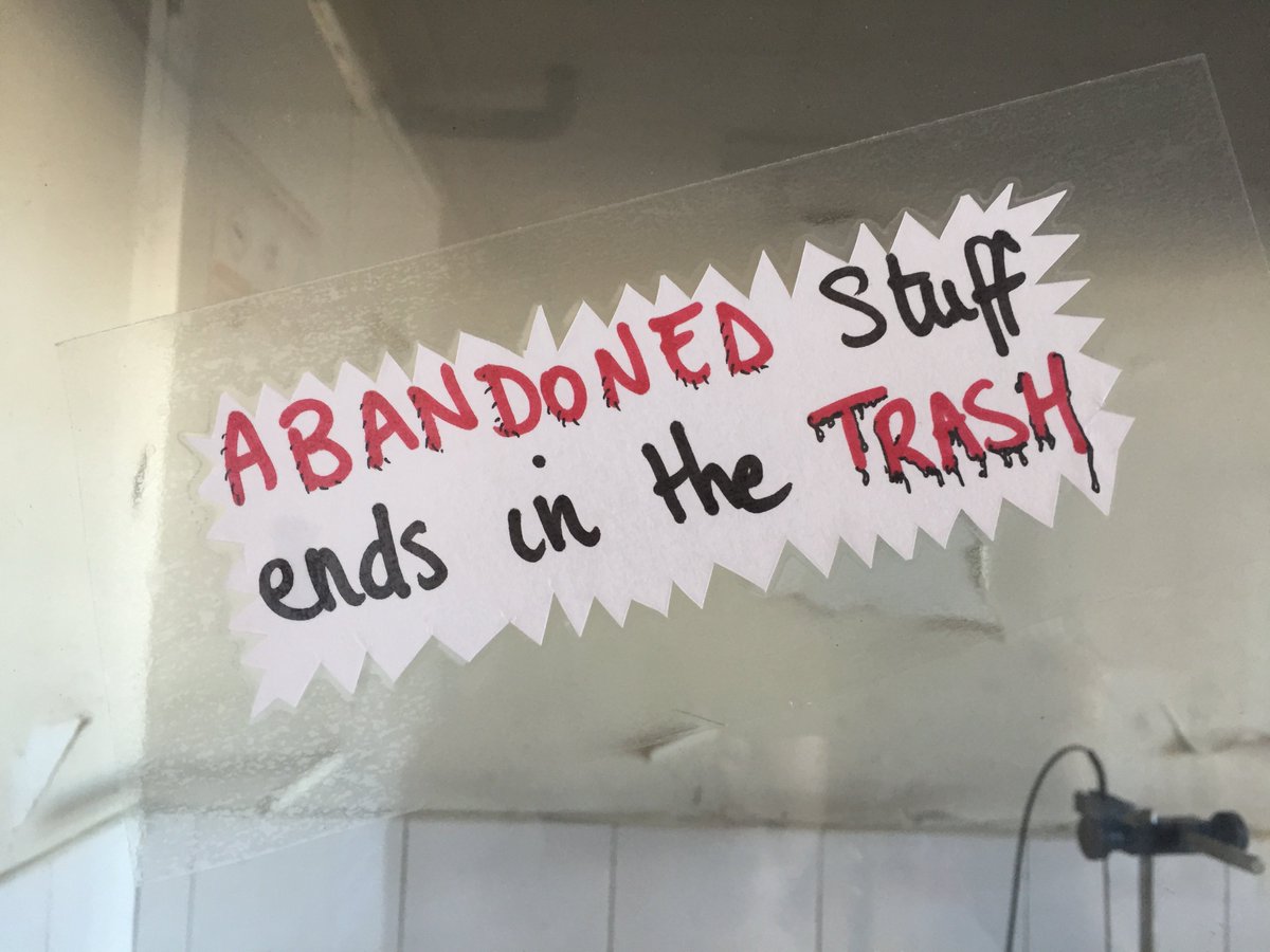 Martyna_Goral's tweet image. No more mercy at @Gulliver_lab ! 
#labelyourvials #cleanlab !