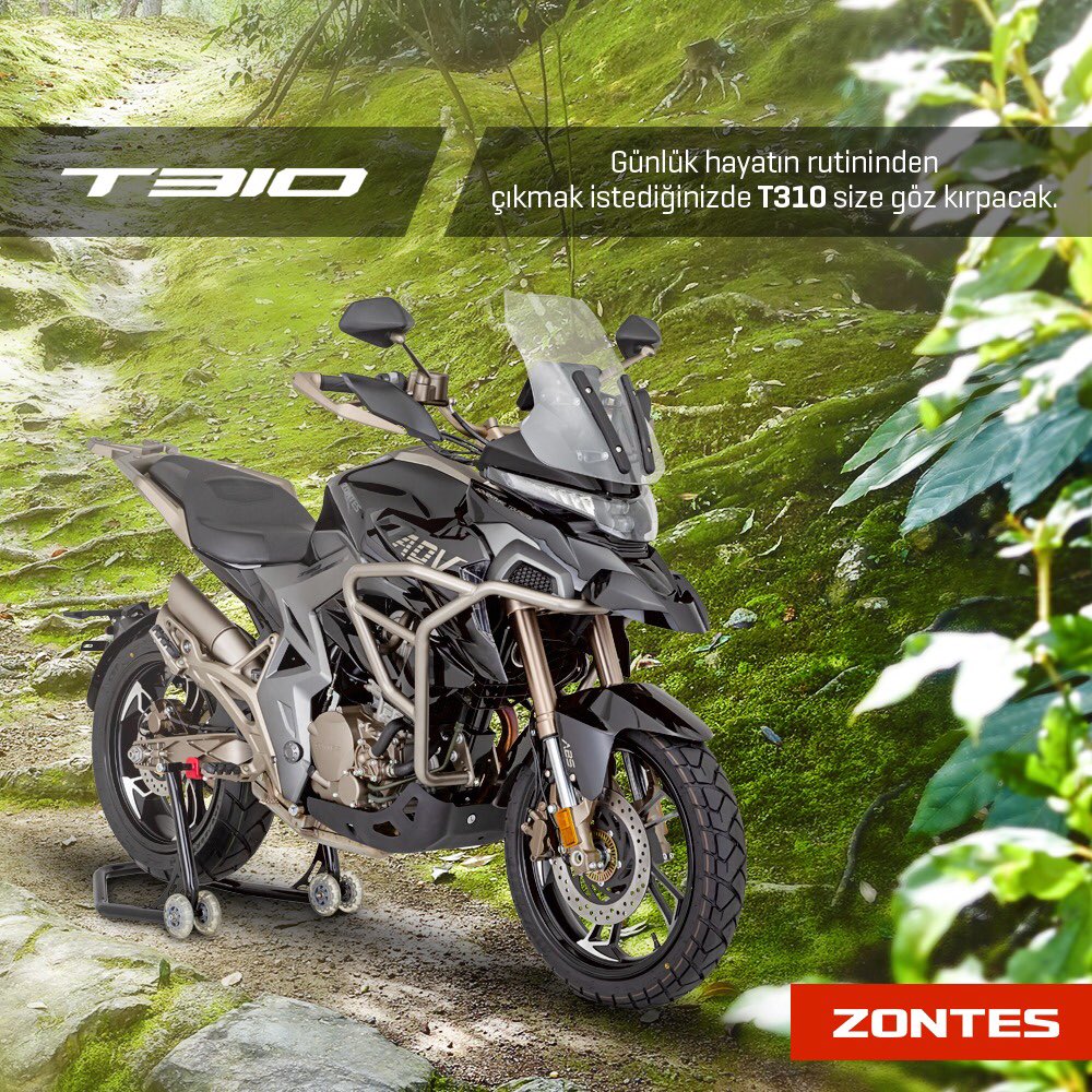 Günlük hayatın rutininden çıkmak istediğinizde #T310 size göz kırpacak.

Ürünü İncelemek İçin Tıklayın; bit.ly/30YJkgo

#Zontes #ZontesTurkey #ZontesTürkiye #UMA #Motosiklet #MotorTutkunları