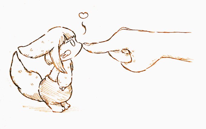 指を出すと鼻チューしてくれる。
#イラスト #ナナチ 