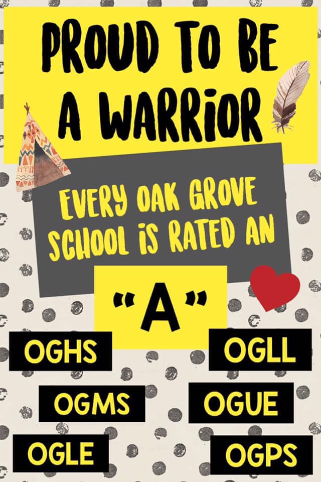 oakgroveupper's tweet image. Way to go, Oak Grove schools!!!  #differencemakerLCSD #getyourgroveon @LamarCoSchools
