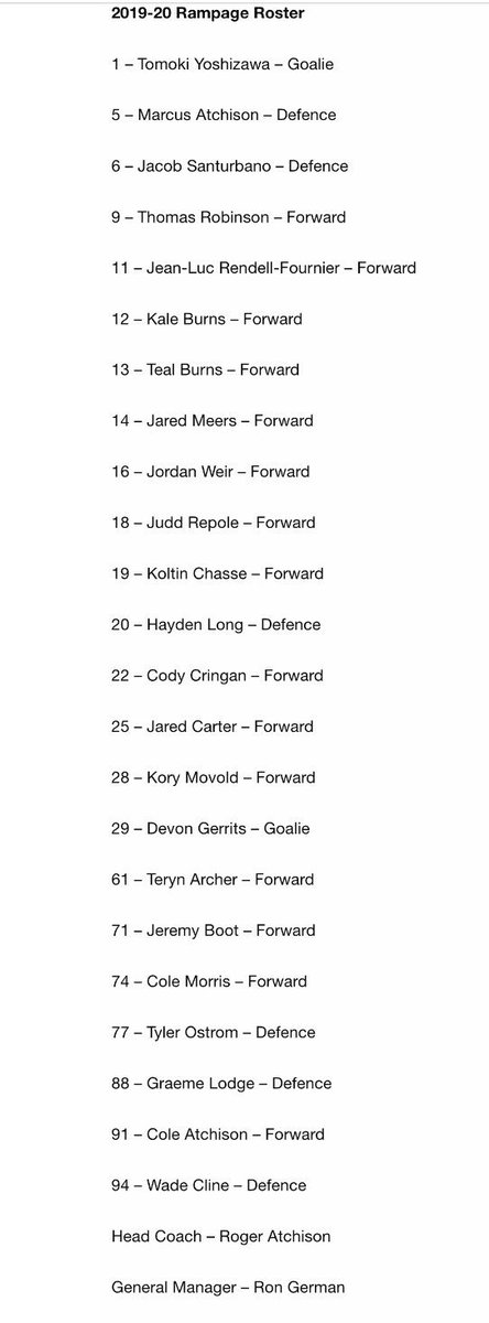 RupertRampage's tweet photo. Here are your 2019/2020 @RupertRampage!!!! #princerupert #cihl #gorampagego https://t.co/069GyFfSCk