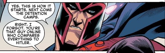 [¿Quieren saber cuál es la escena que más cringe me causó de Civil War II
Esto, lo que le dice Carol a Magneto, en su época me ha cabreao]