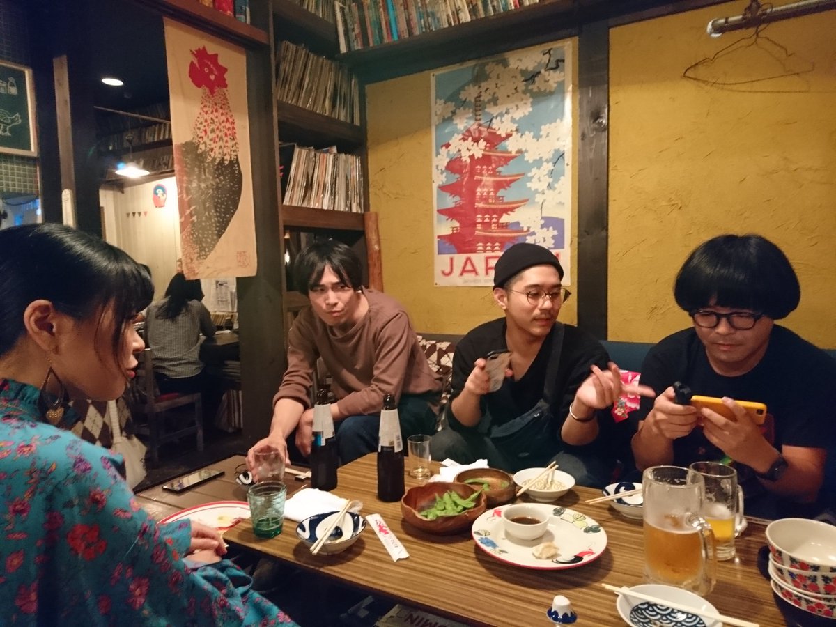 cuune_fukui's tweet photo. 清丸ツアー打ち上げ福井編@マルクチ
#東郷清丸
#NicetimeWorkerz
#Tago&amp;Magos https://t.co/VJPu1dpYP5