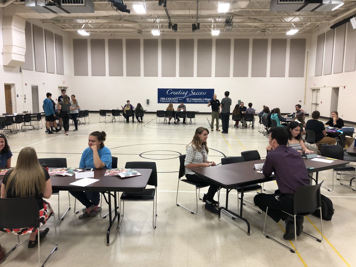caesarciv's tweet photo. Honored to partake in @TCECHS Capstone Project Fair...local stakeholder collaboration on ideas and plans. These creative, resourceful &amp; driven students are making real impact right now, not tomorrow. @BenPendarvis and crew are doing incredible work. #nctoypoy https://t.co/ZkRSR5J6bu