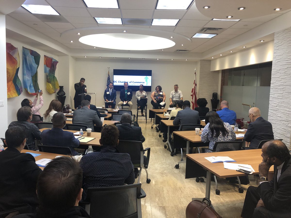 OrangeVo40's tweet photo. @dcchamber Our Panel discussion on Why 5G Matters for Washington, DC is in progress w/Panelist representation from @verizon @ATT @CrownCastle @Mapbox &amp; @kerb_ai  &amp; moderated by @GWBoardofTrade     @DMPEDDC @OrangeVo40 @VOrangeDC https://t.co/6ZZOU5A1eI