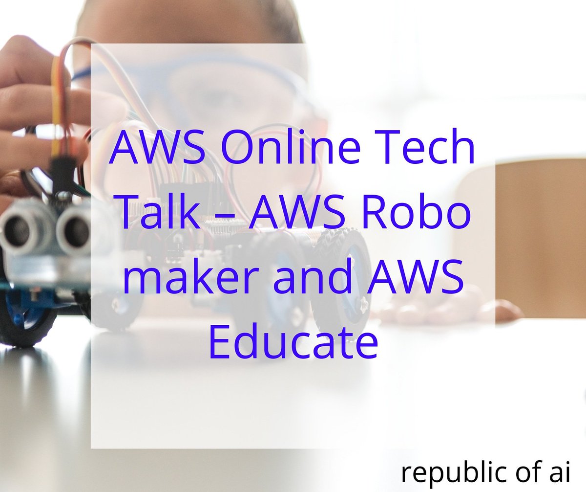 republic_ai's tweet photo. https://t.co/IBd2hspeSf

#AI
#machinelearning
#deeplearning
#datascience
#cloud
#robot
#robotic
#education
#technology
#AWS
#techtalk
#amazon https://t.co/OqGNxaQiYl