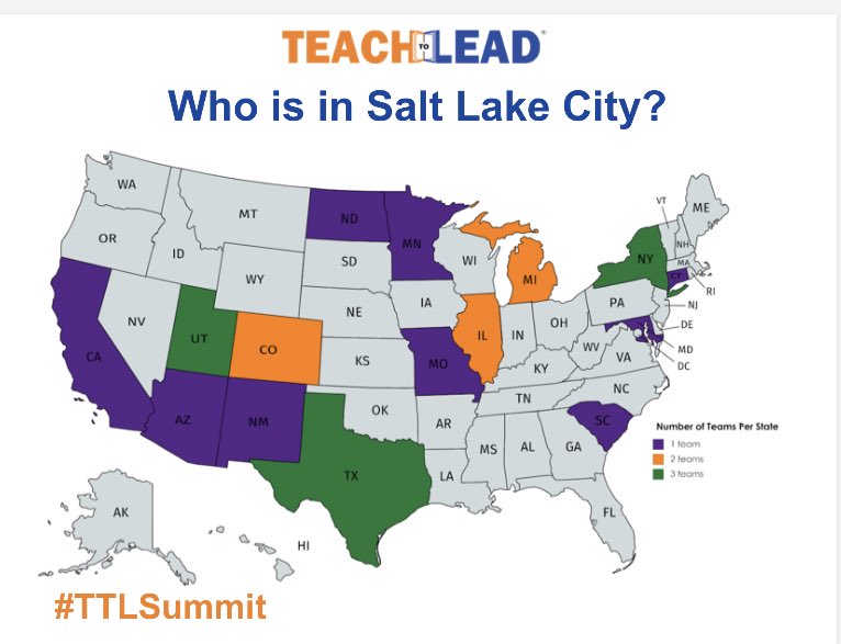 We are so excited to have participants from across the country joining us at the 18th #TTLSummit!