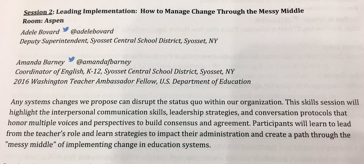 Team Syosset is hard at work this morning. So pleased to be able to share our learning to empower teacher leaders across the country!#TTLSummit <a href="/weteachtolead/">Teach To Lead</a> #wearesyosset <a href="/amandafbarney/">Amanda Barney</a> @jdurante8