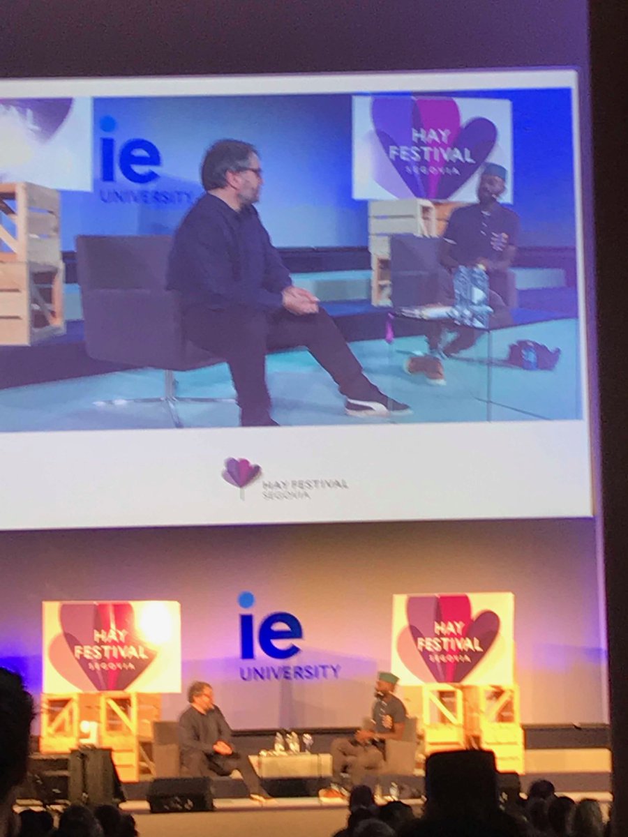 So wonderful to be back at another sell out Hay Segovia ⁦<a href="/hayfestival/">Hay Festival</a>⁩ ⁦<a href="/hayfestival_esp/">Hay Festival Esp</a>⁩ ⁦<a href="/PFDAgents/">Peters Fraser+Dunlop</a>⁩