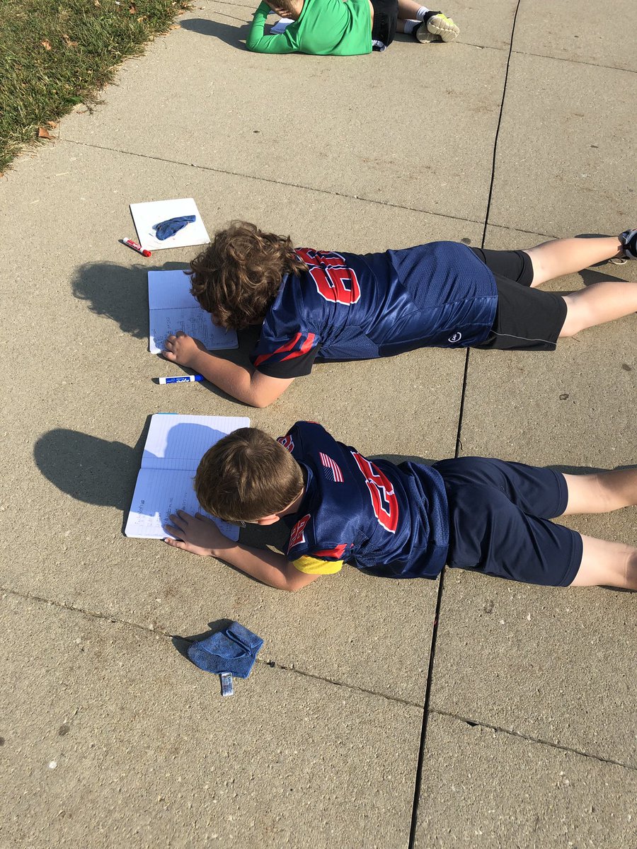 lahewitt's tweet photo. Sometimes your math lesson just isn’t that exciting, but the concept is critical for developing an understanding. Time to go outside! #factors #factorpairs #arrays #understandingmultiplication #vitaminD #itsabeautifulday #mathclassisoutsidetoday #CWway #MyOhioClassroom https://t.co/pTd7ymUQQS