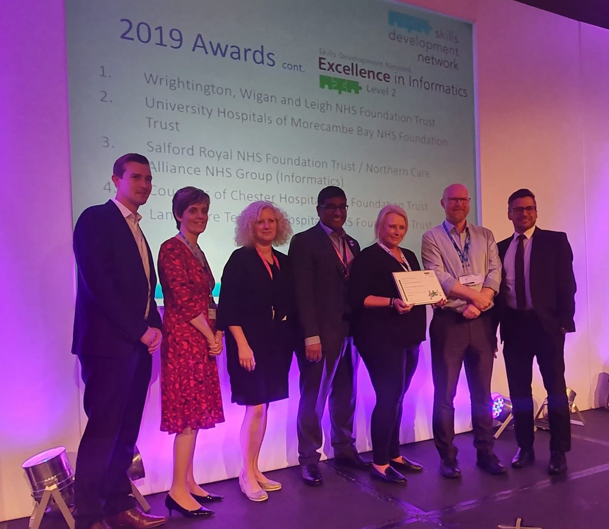 Fantastic achievement for <a href="/techteam_LTHTR/">Technology Team LTH #oneteam</a> <a href="/EntAppsLthtr/">Enterprise Apps LTH</a> <a href="/lthtrdigital/">LTHTR Digital Programme & Delivery</a> at <a href="/LancsHospitals/">Chorley & Royal Preston</a>. Achieving Level 2 accreditation for informatics and receiving the award <a href="/nwsdn/">NWSkillsDevelopmentNetwork 💙</a> #OneTeam #teamworkmakesthedreamwork