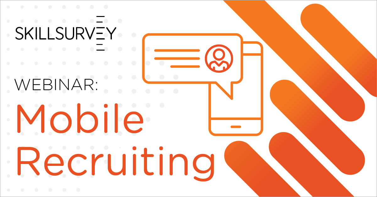SkillSurvey's tweet photo. Join SkillSurvey and @iCIMS on October 8th at 1pm ET for a live webinar with @HRdotcom to discover five ways you can master an end-to-end mobile recruitment strategy to help you quickly find and hire top talent for every role. https://t.co/5tBJkSCy3w https://t.co/CvEDNHgTh4