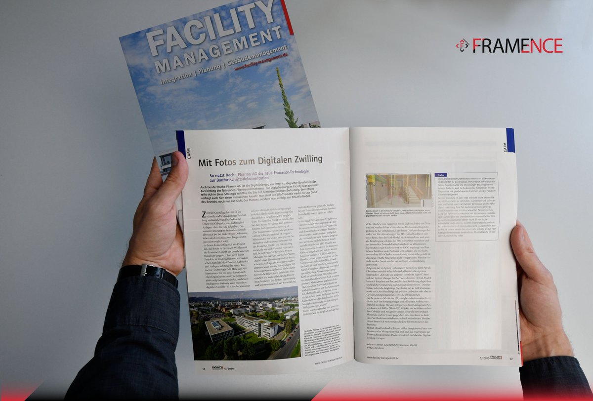 framence_gmbh's tweet photo. Baustellendokumentation dank #FRAMENCE!

Erfahren Sie in der neuen "Facility Management"-Ausgabe wie @Roche_de die FRAMENCE #Technologie für ihre #Baustellendokumentation verwendet.

https://t.co/91hDYB8sk6

#PropTech #digitaltwin #digitalization #immobilien  #BIM #construction https://t.co/ohu2rDc8Rm