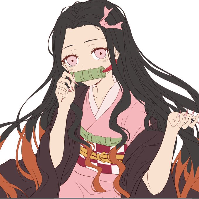 kizuchi_artさんがTwitterに投稿した竈門禰豆子(鬼滅の刃)のイラスト。