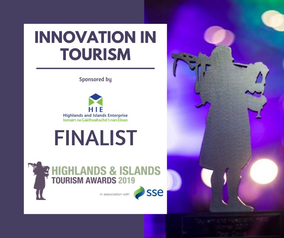 We are so excited to be nominated for a Highlands and Islands tourism award! Thank you @HiTourismAwards